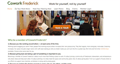 Desktop Screenshot of coworkfrederick.com
